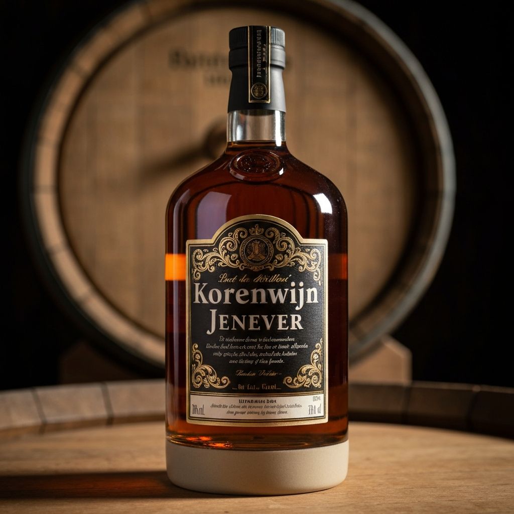Korenwijn fles — de sterkste jenever